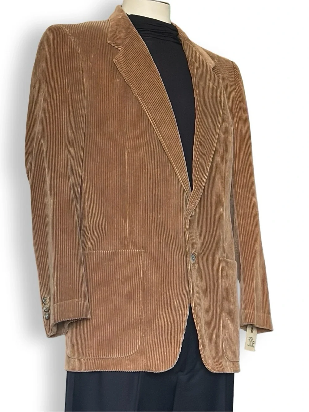 1970s Academy Award Wide Wale Corduroy Blazer Sport Coat Vintage Sony Costumes